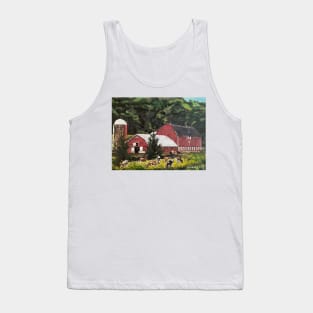 Cows by the Barn Tank Top